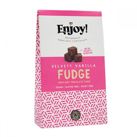 Enjoy! Velvety Vanilla Chocolate Fudge 100g