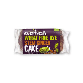 Everfresh Organic Sprouted Rye & Stem Ginger Cake 350g