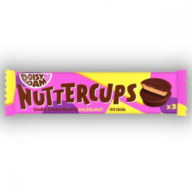 Doisy & Dam Dark Chocolate Hazelnut Nuttercups 30g