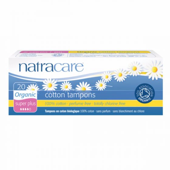 Natracare Super Plus Non-Applicator Organic Cotton Tampons (20)