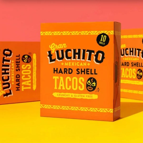 Gran Luchito Mexican Hard Shell Street Tacos 170g (10pk)