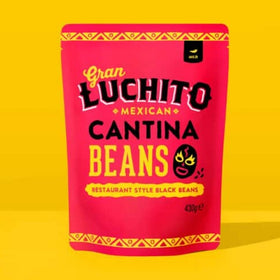 Gran Luchito Mexican Cantina Black Beans 430g