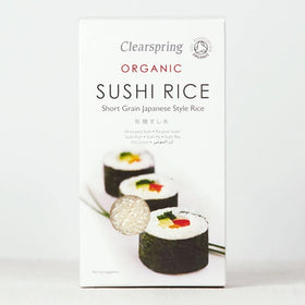 Clearspring Organic Sushi Rice - Short Grain Japanese Style Rice 500g