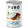 Puro Organic Smooth & Creamy Coconut Milk 400ml