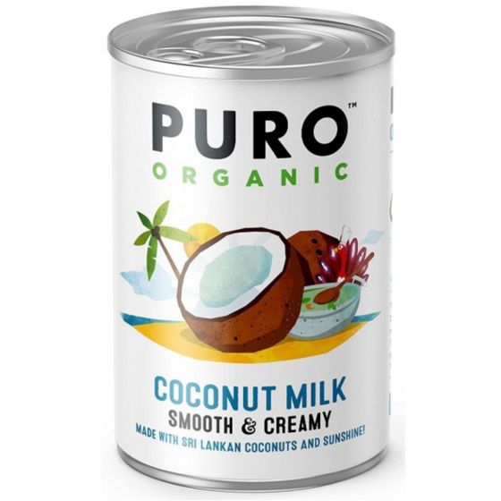 Puro Organic Smooth & Creamy Coconut Milk 400ml