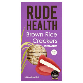 Rude Health Organic Brown Rice Crackers 130g