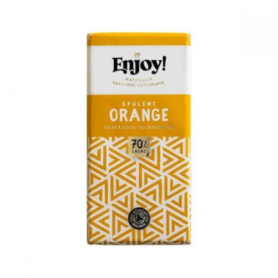 Enjoy! Opulent Orange 70% Cacao Chocolate Bar 35g