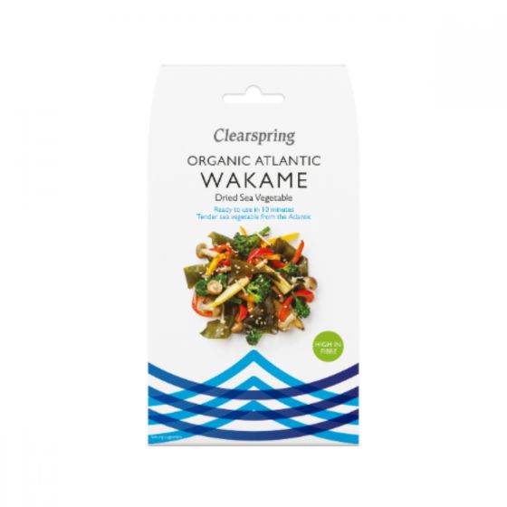 Clearspring Organic Atlantic Wakame - Dried Sea Vegetable 25g