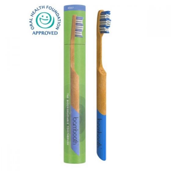 Bambooth Adult Bamboo Toothbrush - Sea Blue