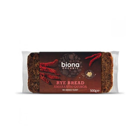 Biona Organic Amaranth & Quinoa Rye Bread 500g