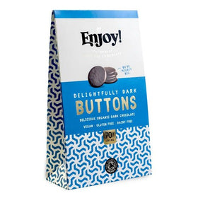 Enjoy! Delightfully Dark 70% Chocolate Buttons 96g