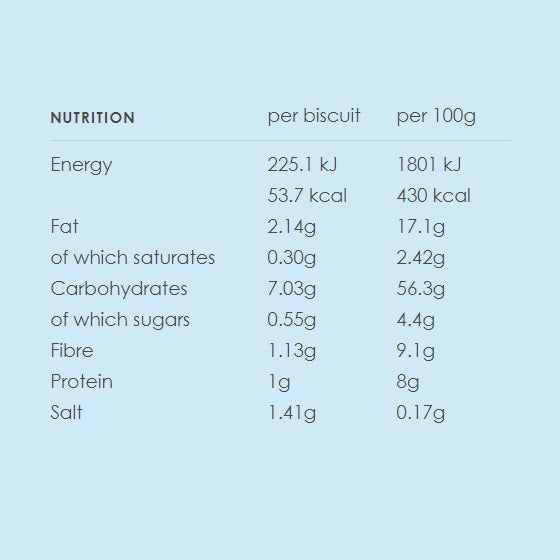 Rude Health Rye Oaty - Oatmeal & Rye Biscuits 200g