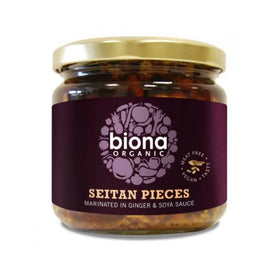 Biona Organic Seitan Pieces Marinated In Ginger & Soya Sauce 350g