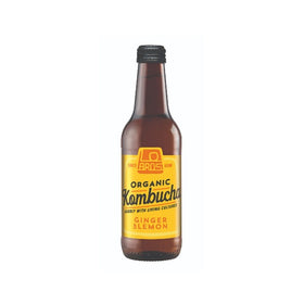 Lo Bros Organic Ginger & Lemon Kombucha 330ml (12pk)