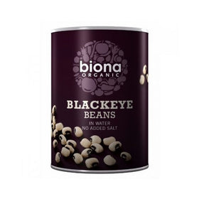 Biona Organic Blackeye Beans in water 400g
