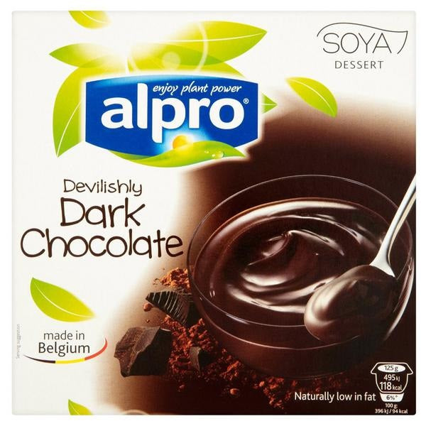 Alpro Dark Chocolate Soya Dessert 4x125g