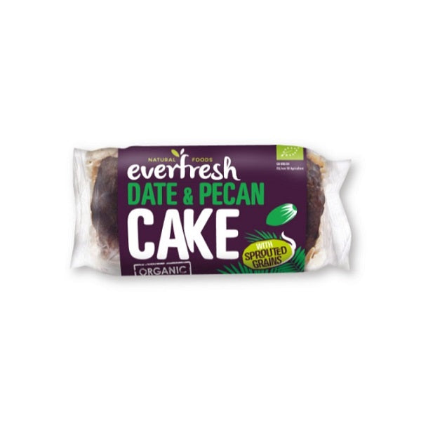 Everfresh Organic Sprouted Date & Pecan Cake 350g