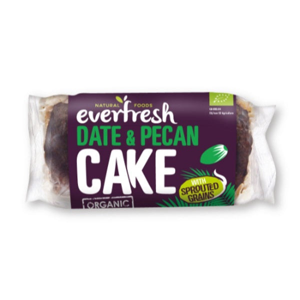 Everfresh Organic Sprouted Date & Pecan Cake 350g