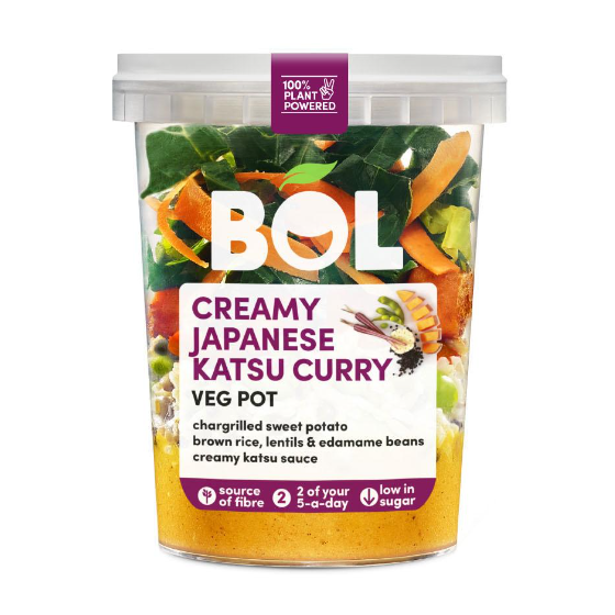 BOL Creamy Japanese Katsu Curry Veg Pot 345g