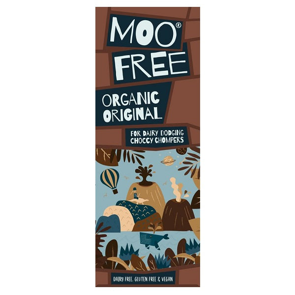 Moo Free Dairy-Free Organic Original M!lk Chocolate Bar 80g (12pk)