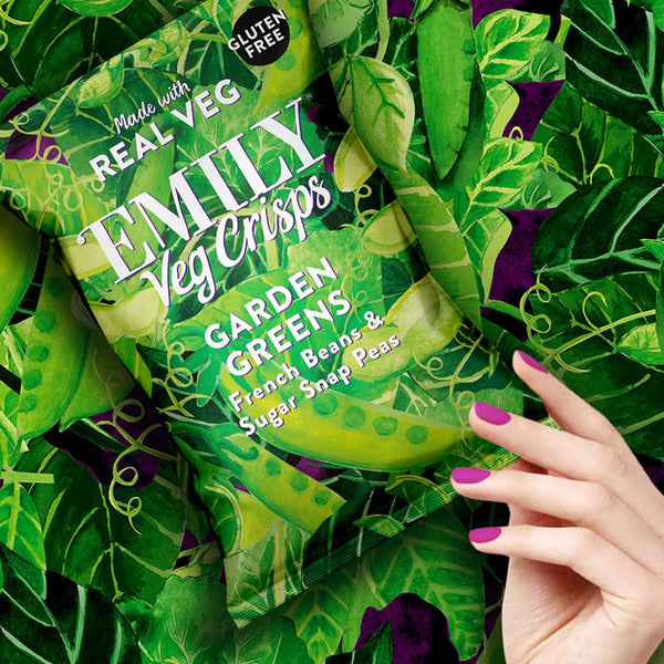 Emily Veg Crisps - Garden Greens