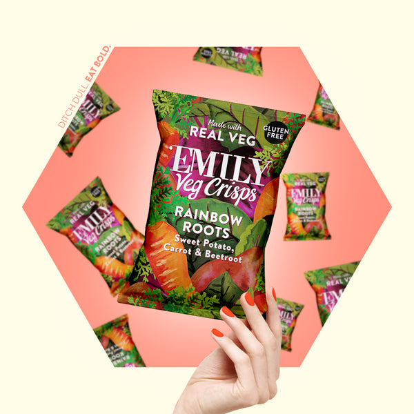 Emily Veg Crisps - Rainbow Roots - Sharing Bag