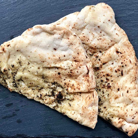 [SHICKEN] Handmade Flame Baked Garlic & Coriander Naan Bread
