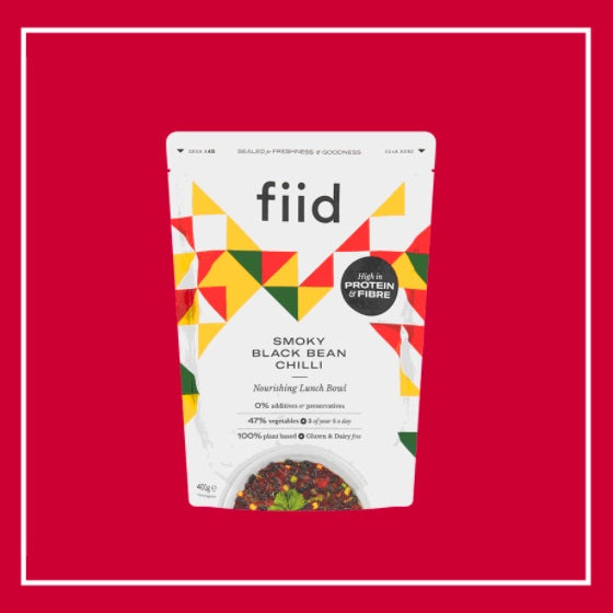 Fiid Ready Meal - Smoky Mexican Black Bean Chilli 275g (8pk)