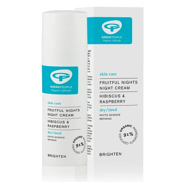 Green People Fruitful Nights Hibiscus & Raspberry Night Cream 50ml