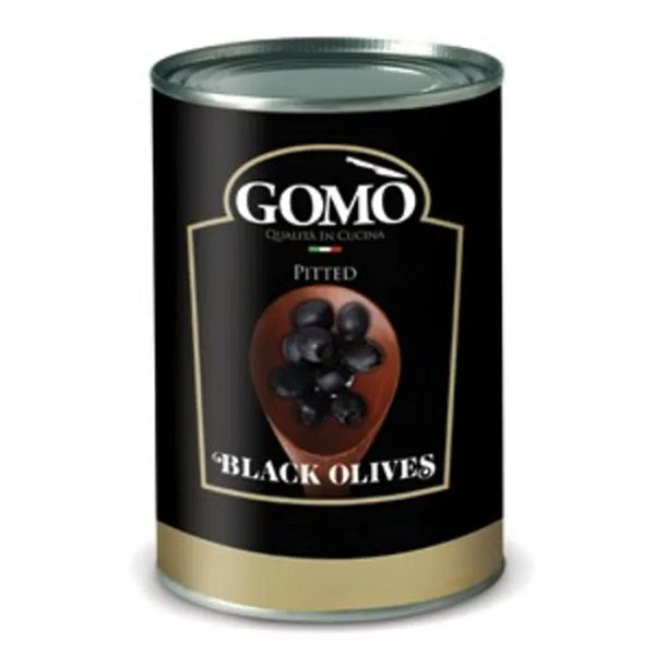 Gomo Pitted Black Olives in brine 4.15kg
