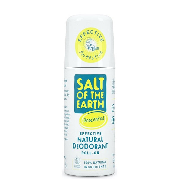 Salt Of The Earth - Unscented Natural Deodorant Roll On 75ml