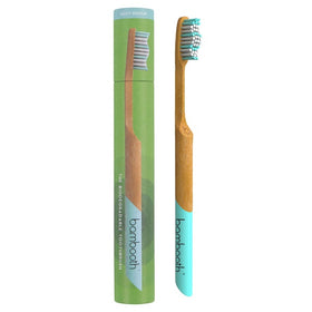 Bambooth Adult Bamboo Toothbrush - Aqua Marine