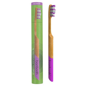 Bambooth Adult Bamboo Toothbrush - Coral Pink