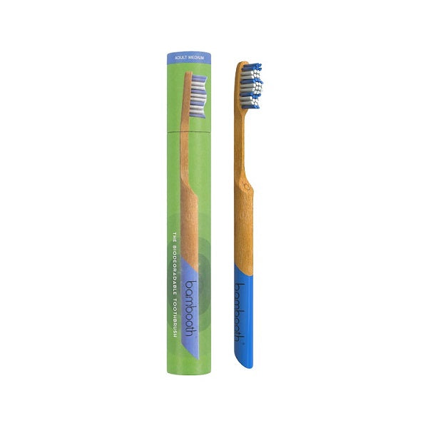 Bambooth Adult Bamboo Toothbrush - Sea Blue