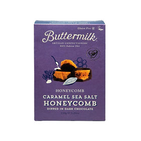 Buttermilk Vegan Chocolate Coated Caramel Sea Salt Honeycomb 150g