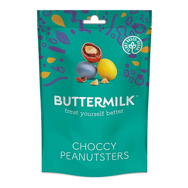 Buttermilk Vegan Choccy Peanutsters Sharing Pouch 100g