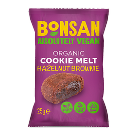 Bonsan Organic Hazelnut Brownie Cookie Melt 25g