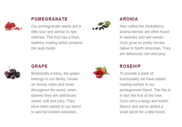 The Berry Company - Pomegranate, Aronia & Rosehip Juice Blend 1L (12pk)