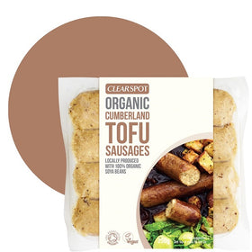 Clearspot Organic Cumberland Tofu Sausages 250g