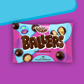 Doisy & Dam Ballers - Crunchy Dark Chocolate Balls 25g (18pk)