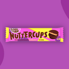 Doisy & Dam Dark Chocolate Hazelnut Nuttercups 30g (12pk)
