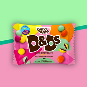 Doisy & Dam Naturally Coloured Dark Chocolate Drops 30g (12pk)