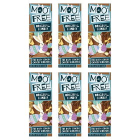 Moo Free Original Dairy-Free Milk Chocolate Easter Bunny Bar 32g (6pk)