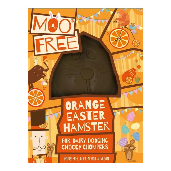Moo Free Vegan Orange M!lk Chocolate Easter Hamster 80g