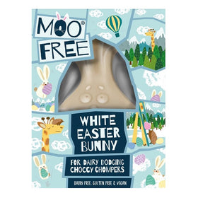 Moo Free Dairy-Free White Chocolate Easter Bunny 80g (6pk)