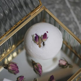 Full Mellow Herbarium Collection - Rose Natural Bath Bomb 140g