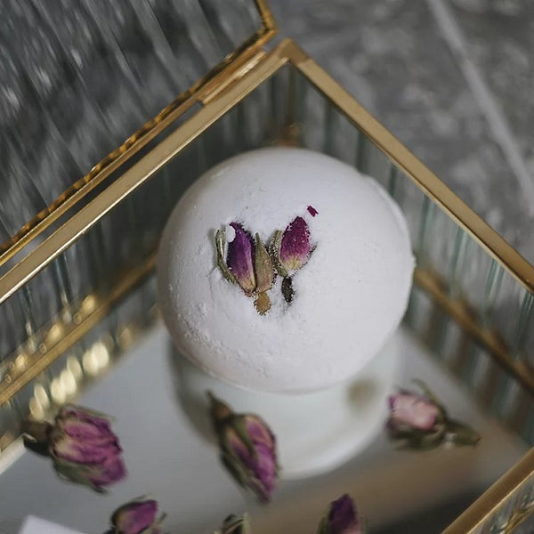 Full Mellow Herbarium Collection - Rose Natural Bath Bomb 140g