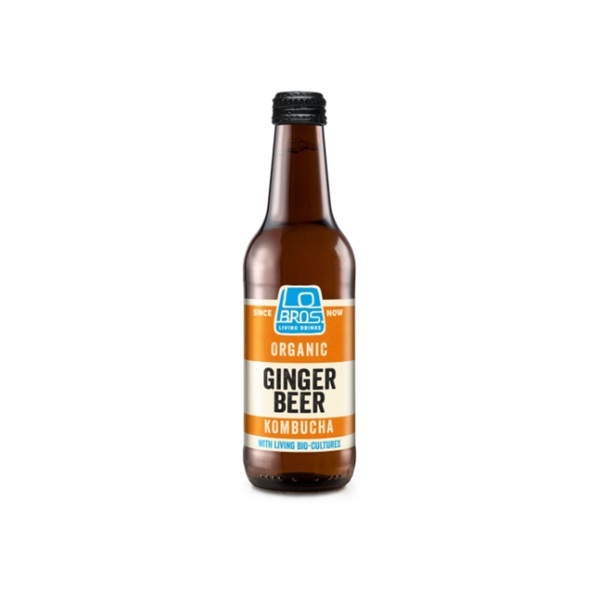Lo Bros Organic Kombucha Ginger Beer 330ml
