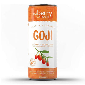 The Berry Co. - Goji, Passionfruit, White Grape, Ginseng & Green Tea Sparkling Drink 250ml (6pk)