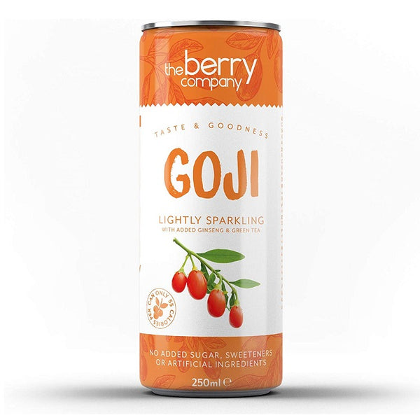The Berry Co. - Goji, Passionfruit, White Grape, Ginseng & Green Tea Sparkling Drink 250ml
